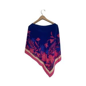 Lilly Pulitzer Schaffer Silk Crepe de Chine One-Shoulder Caftan Top, Size 12